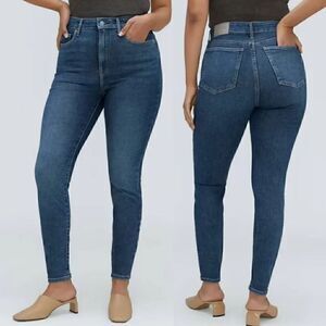 Everlane Curvy Way-High Skinny Jeans 28